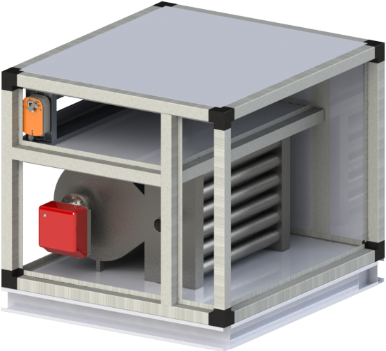 Секция газового воздухонагревателя